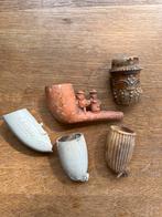 Kleipijp pijpenkop pijpenkoppen Bodemvondst bodemvondsten, Antiek en Kunst, Antiek | Keramiek en Aardewerk, Ophalen of Verzenden
