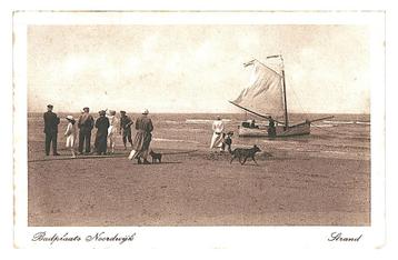 976012	Noordwijk	ZH strand	1920	Gelopen met postzegel        beschikbaar voor biedingen