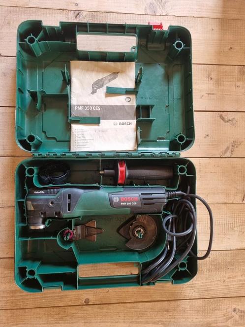 Bosch PMF 350 CES multitool – complete set met koffer & acce, Doe-het-zelf en Verbouw, Overige Doe-het-zelf en Verbouw, Zo goed als nieuw