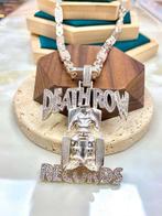 Zilveren 925 Death Row Records Ketting, Ophalen of Verzenden, Nieuw, Zilver
