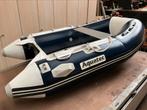 Aquatec rubberboot 250 cm kunststof bodem incl strandwielen, Gebruikt, Ophalen
