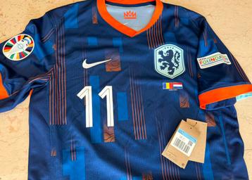 Nederlands Elftal Shirt Uit - Match Details - Gakpo # 11 beschikbaar voor biedingen