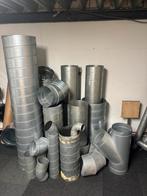 Diverse maten spirobuizen en bochten, Ophalen, Bochten, Pvc, Zo goed als nieuw
