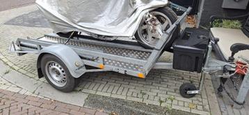 Motor aanhangwagen aanhanger 2 motoren of 3 scooters 2017 beschikbaar voor biedingen