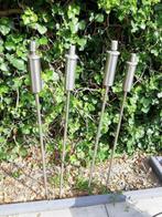 4 stuks tuinfakkels, Ophalen of Verzenden, Gebruikt