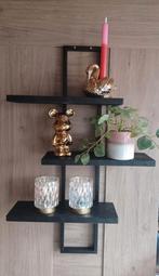 Zwart Industrieel Wandrek - Handgemaakt, Ophalen of Verzenden