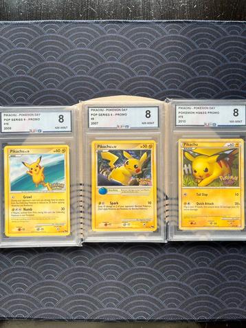 Pikachu Pokemon Day Slab Collectie (UCC 8) beschikbaar voor biedingen
