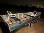 EMOK aluminium platbodem boot, Watersport en Boten, Tot 6 meter, Ophalen of Verzenden, Aluminium