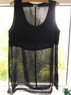 Zwarte top Miss Etam maat 48, Zwart, Maat 46/48 (XL) of groter, Ophalen of Verzenden, Zo goed als nieuw