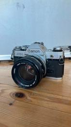 Canon AE-1 met 50mm F1.4 SSC, Audio, Tv en Foto, Fotocamera's Analoog, Ophalen of Verzenden, Nieuw, Spiegelreflex, Canon