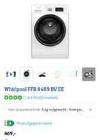 WHIRLPOOL WASMACHINE FFBBE 8468, Witgoed en Apparatuur, 1200 tot 1600 toeren, 8 tot 10 kg, Ophalen of Verzenden, Zo goed als nieuw