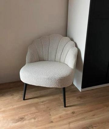 Fauteuil Vivienne bouclé crème karwei beschikbaar voor biedingen