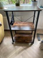 Kitchen trolley with wheels (H89W60D40), Ophalen, Zo goed als nieuw, 25 tot 50 cm, Rechthoekig