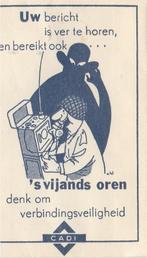 CADI - bericht vijand verbindingsveiligheid, Verzamelen, Ophalen of Verzenden