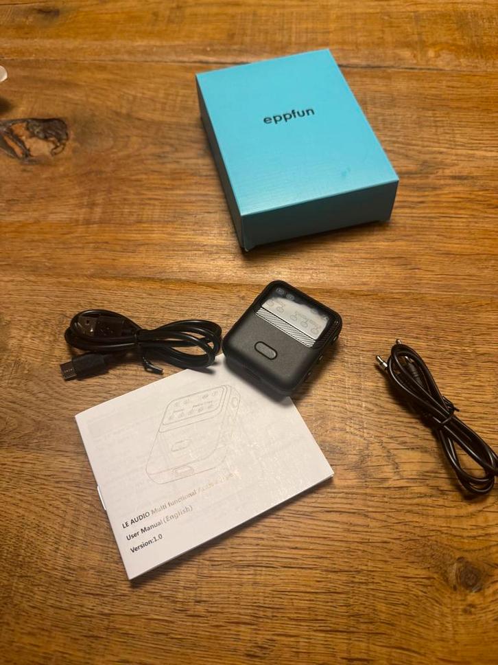 eppfun LE Audio Bluetooth Adapter - Nieuw in Doos, Audio, Tv en Foto, Converters, Nieuw, Ophalen of Verzenden