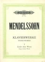 Mendelssohn Klavierwerke, Algemeen, Ophalen of Verzenden, Zo goed als nieuw, Menselssohn