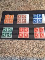 Engeland 6 blokken edward V111 en Elisabeth 11, Postzegels en Munten, Ophalen of Verzenden