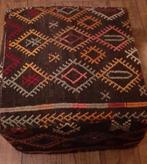 Turkse Kelim Poef 60x60x30 cm - Met Vulling, Nieuw, Ophalen of Verzenden, Stof, 50 tot 75 cm