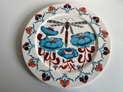 Iittala Korento XL Schaal Blauw Libelle Klaus Haapaniemi Ø30, Huis en Inrichting, Keuken | Servies, Nieuw, Bord(en), Porselein