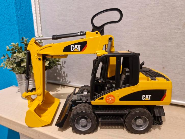 Bruder CAT Graafmachine, Kinderen en Baby's, Speelgoed | Speelgoedvoertuigen, Gebruikt, Ophalen