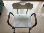 Douche stoel met leuningen. In hoogte verstelbaar., Diversen, Verpleegmiddelen, Ophalen of Verzenden