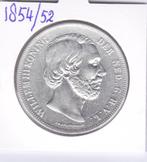 Zeldzame mooie rijksdaalderr 1854/52 overslag voor 395 euro, Koning Willem III, Zilver, Ophalen of Verzenden, Losse munt