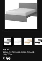 Ikea Malm bed 180x200, Ophalen, Gebruikt, Wit, Tweepersoons