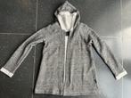 Jongens hoodie vest / vestje met capuchon grijs KMDB 110:, Gebruikt, Trui of Vest, KMDB, Ophalen of Verzenden