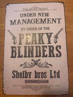 Peaky Blinders decoratiebord, Huis en Inrichting, Woonaccessoires | Schilderijen, Tekeningen en Foto's, Ophalen of Verzenden, Nieuw