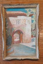 schilderij Poorte vaan Mestreech  1949  Pierre Sieben, Ophalen of Verzenden