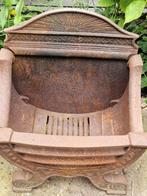 Fraaie & mooi gedecoreerde gietijzeren tuinhaard (brocante), Ophalen, Gebruikt