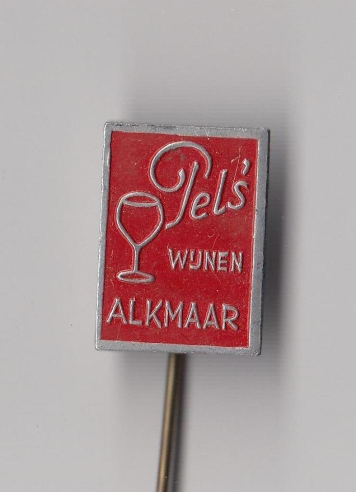 Alkmaar Pels Wijnen speldje, Verzamelen, Speldjes, Pins en Buttons, Gebruikt, Speldje of Pin, Overige onderwerpen, Ophalen of Verzenden