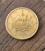 Zeldzame 50 eurocent munt Italië uit 2002, Ophalen of Verzenden, Italië, 50 cent, Losse munt