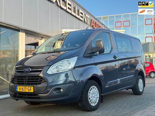 Ford Transit Custom 290 2.2 TDCI L1H1 Trend DC - 6 P - Navig, Auto's, Bestelauto's, Bedrijf, Te koop, ABS, Airconditioning, Bochtverlichting