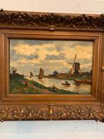 Schilderij kunstschilder Charles Dankmeijer olieverf paneel, Antiek en Kunst, Ophalen of Verzenden