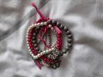 Pink Ribbon armband, Ophalen of Verzenden, Zo goed als nieuw, Roze
