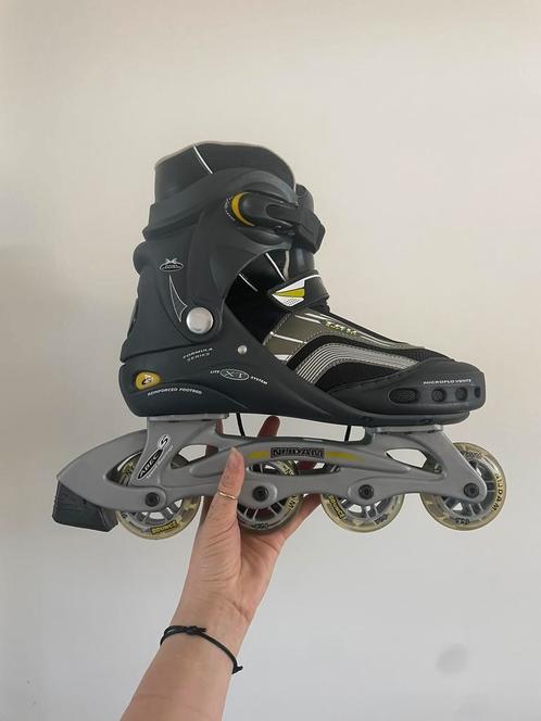 Bijna nieuwe Nijdam skeelers – maat 44, Sport en Fitness, Skeelers, Zo goed als nieuw, Inline skates 4 wielen, Overige merken