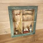 Houten lijst "onderwerp zee", Antiek en Kunst, Curiosa en Brocante, Ophalen of Verzenden