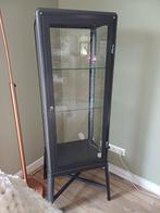 Ikea FABRIKÖR Vitrinekast - Donkergrijs, Huis en Inrichting, Kasten | Vitrinekasten, Ophalen, 50 tot 100 cm, Glas, 25 tot 50 cm