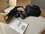 Nikon D3100 met AF-S DX Nikkor 18-55mm VR lens, 14 Megapixel, Spiegelreflex, Ophalen of Verzenden, Zo goed als nieuw