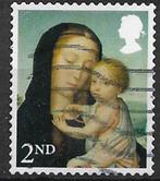 GB 2nd Kerstzegel Schilderij Madonna met kind 2017, Postzegels en Munten, Postzegels | Europa | UK, Verzenden, Gestempeld