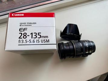 Canon EF 28-135 mm f/3.5-5.6 IS USM + Filters UV & POL beschikbaar voor biedingen