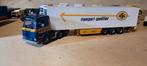 Tekno Scania 143M  450  ASG deels eigenbouw, Hobby en Vrije tijd, Modelauto's | 1:50, Ophalen of Verzenden, Zo goed als nieuw