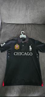 Zwart polo Chicago Nieuw, Nieuw, Maat 48/50 (M), Ophalen of Verzenden, Zwart