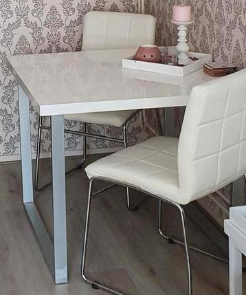 Hoogglans tafelblad 90x90