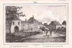 Delft DE HAAGSE POORT - LA PORTE DE LA HAYE Litho ca. 1840, Ophalen of Verzenden