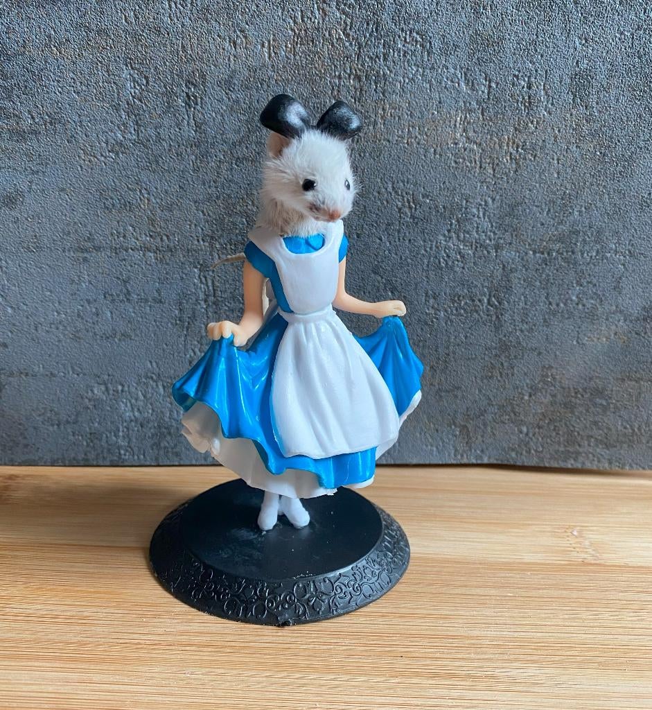Alice in Wonderland muis - taxidermie, Ophalen of Verzenden, Opgezet dier