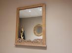 Spiegel met sierlijke omlijsting | 90x110cm, Nieuw, 75 tot 100 cm, 100 tot 150 cm, Rechthoekig