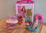 Barbie Set: Huis, Picknick, Pool Party - Alles Samen!, Ophalen of Verzenden, Zo goed als nieuw, Poppenhuis