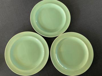 2 GOEDEWAAGEN ontbijtborden heel licht blauw  beschikbaar voor biedingen